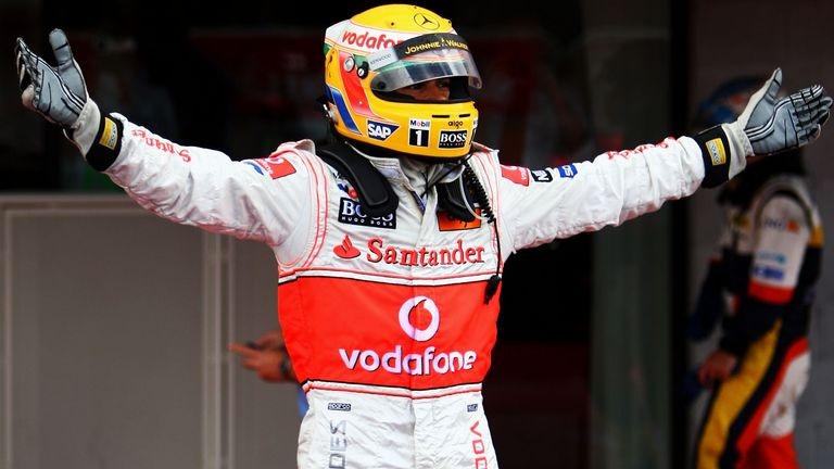 2008 Lewis Hamilton Signed Official Replica McLaren F1 Suit