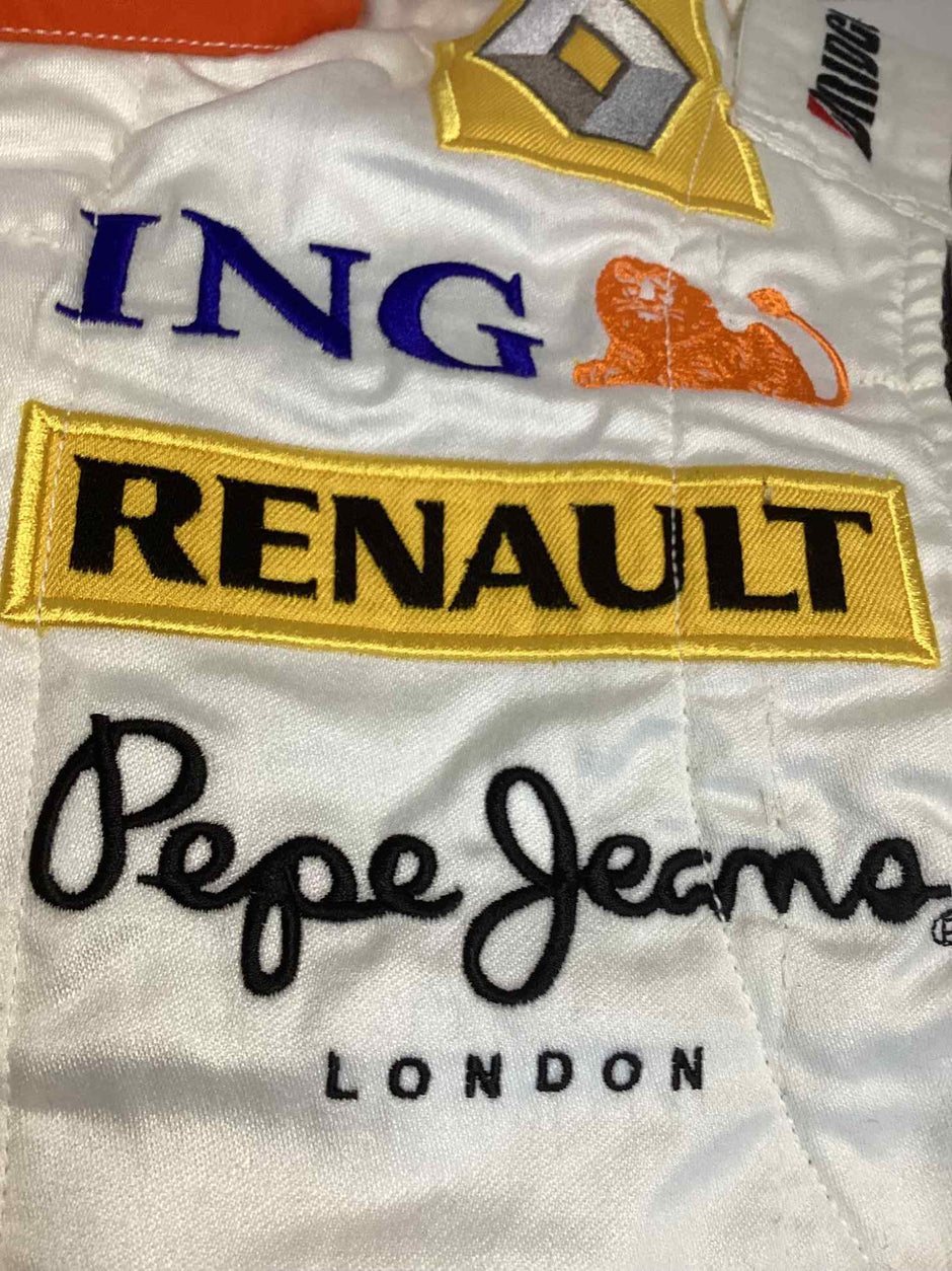 2009 Nelson Piquet Junior Signed Race Used Renault F1 Suit - Image 5