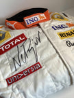 2009 Nelson Piquet Junior Signed Race Used Renault F1 Suit - Image 6