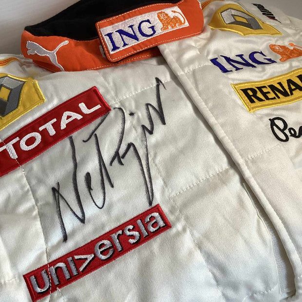 2009 Nelson Piquet Junior Signed Race Used Renault F1 Suit - Image 6