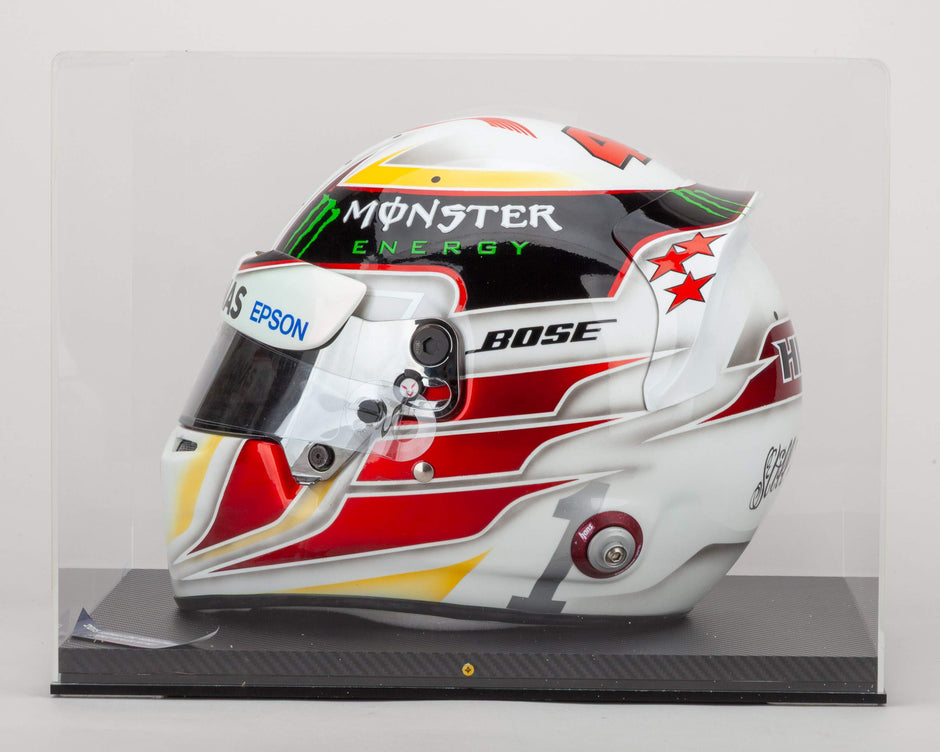 2015 Lewis Hamilton Signed Mercedes AMG F1 Replica Helmet - Image 2