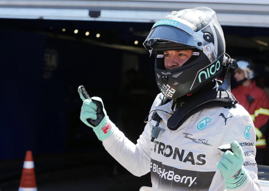 2016 Nico Rosberg Signed Mercedes AMG F1 Race Spec Gloves - Image 2