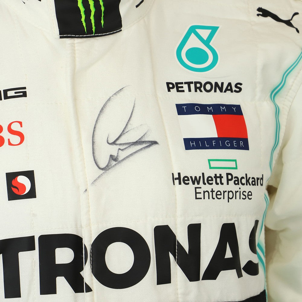2019 Lewis Hamilton Signed Original Worn Mercedes AMG F1 Suit - Image 2