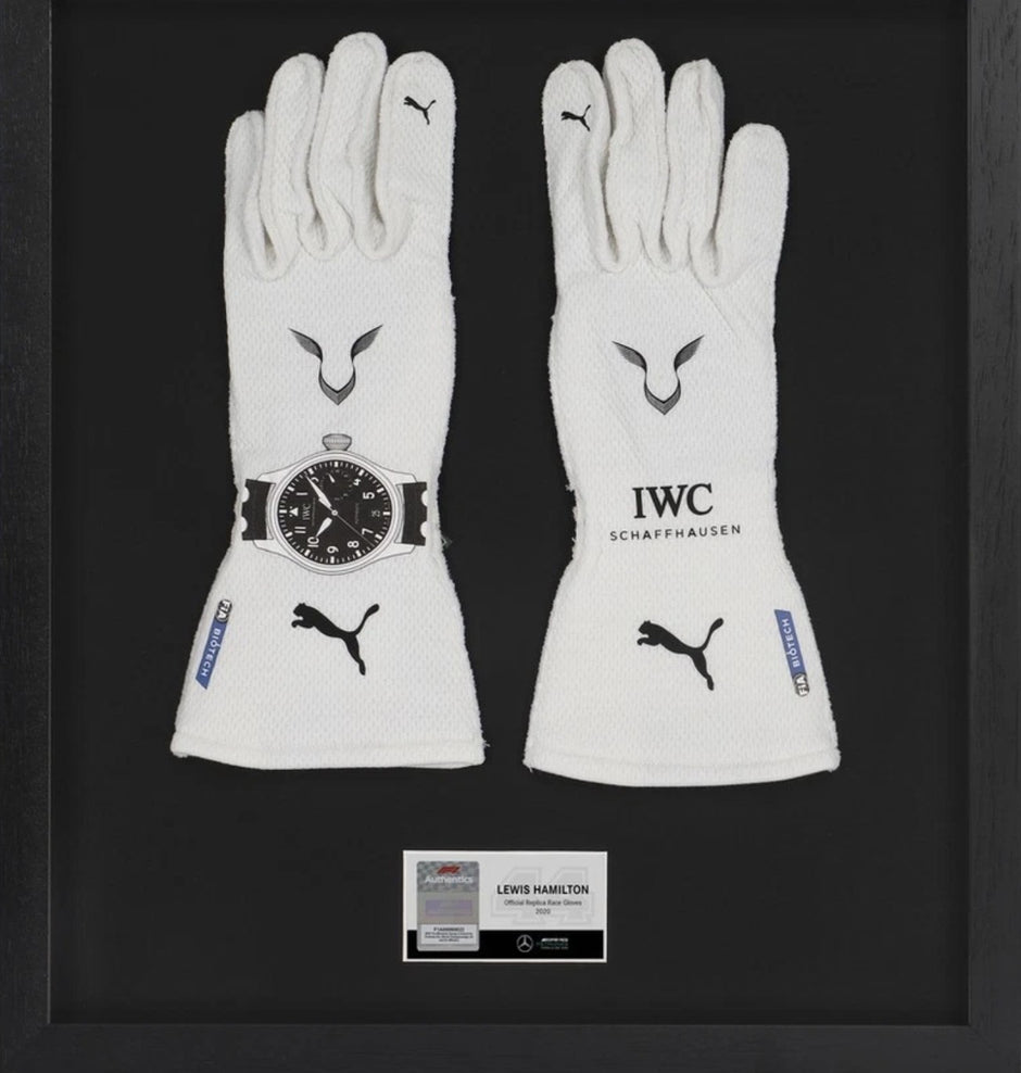 2020 Lewis Hamilton Mercedes AMG F1 Race Spec Gloves - Image 2