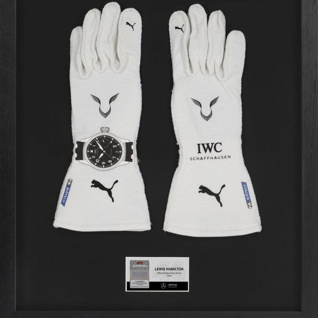 2020 Lewis Hamilton Mercedes AMG F1 Race Spec Gloves - Image 2