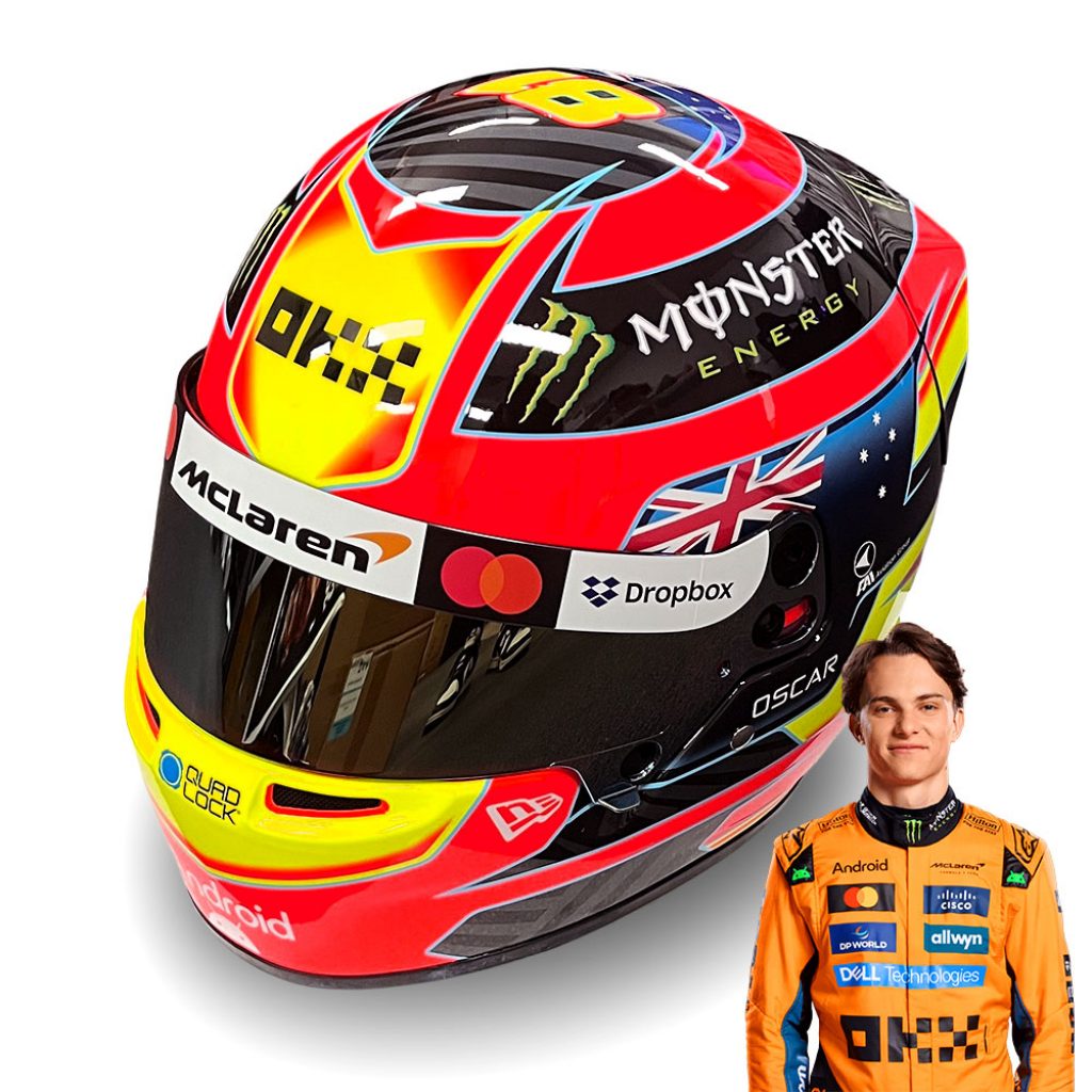 2025 Oscar Piastri Full Size Edition McLaren F1 Replica Helmet