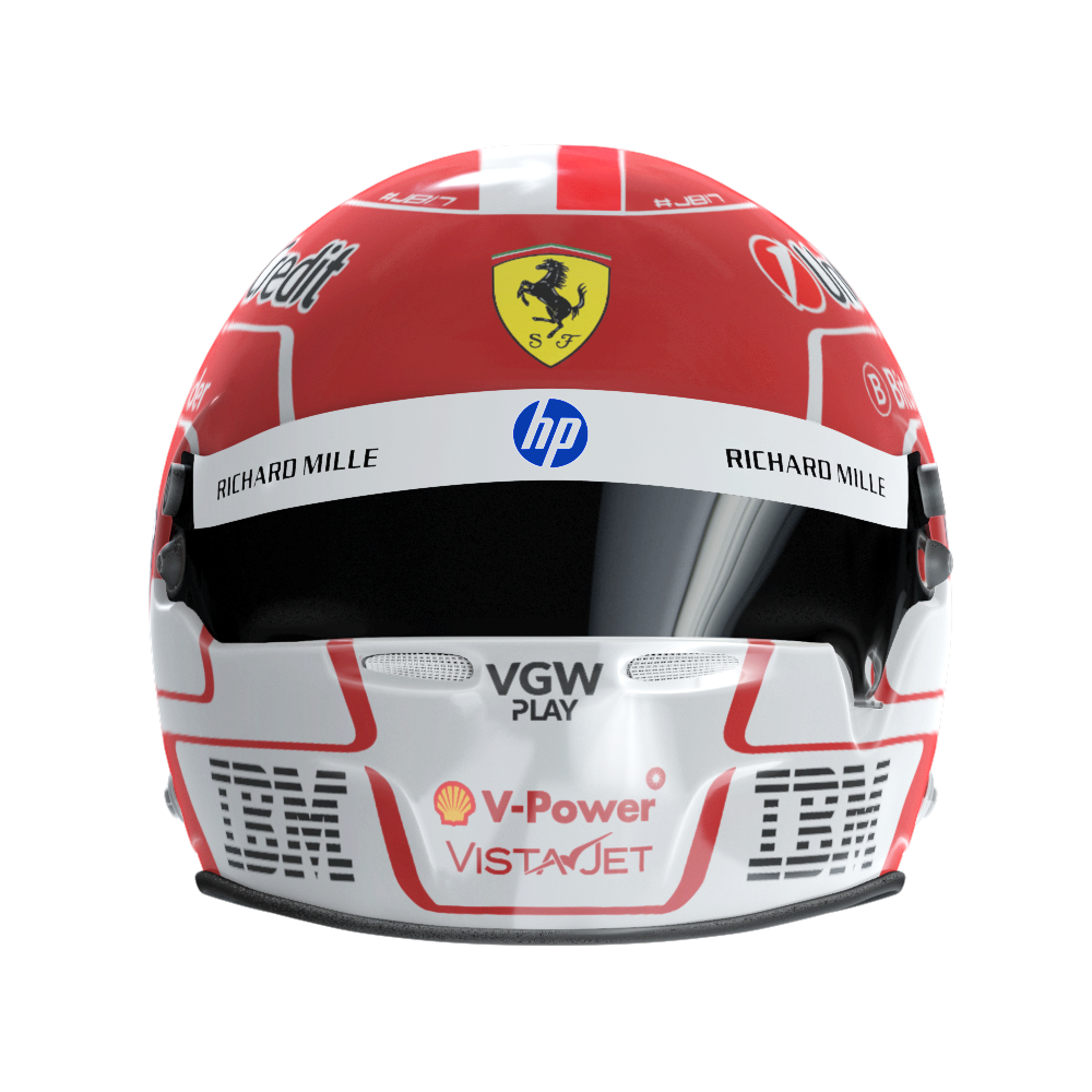 2025 Charles Leclerc Full Size Edition Ferrari F1 Replica Helmet