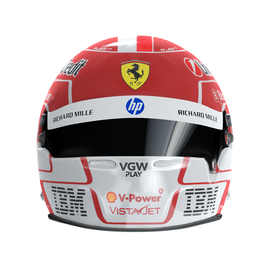2025 Charles Leclerc Full Size Edition Ferrari F1 Replica Helmet