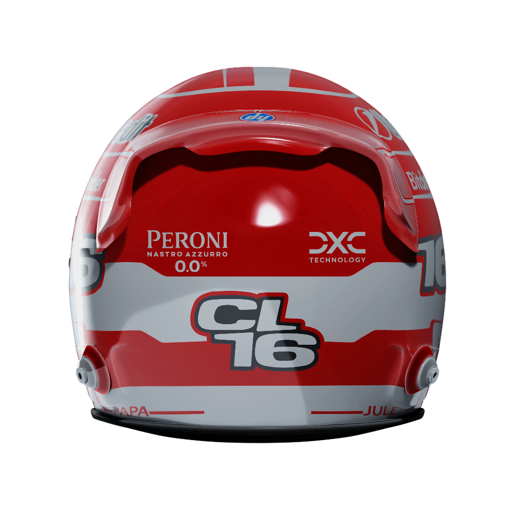 2025 Charles Leclerc Full Size Edition Ferrari F1 Replica Helmet