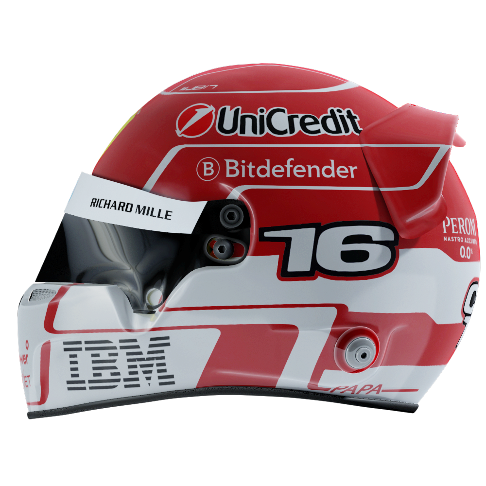 2025 Charles Leclerc Full Size Edition Ferrari F1 Replica Helmet