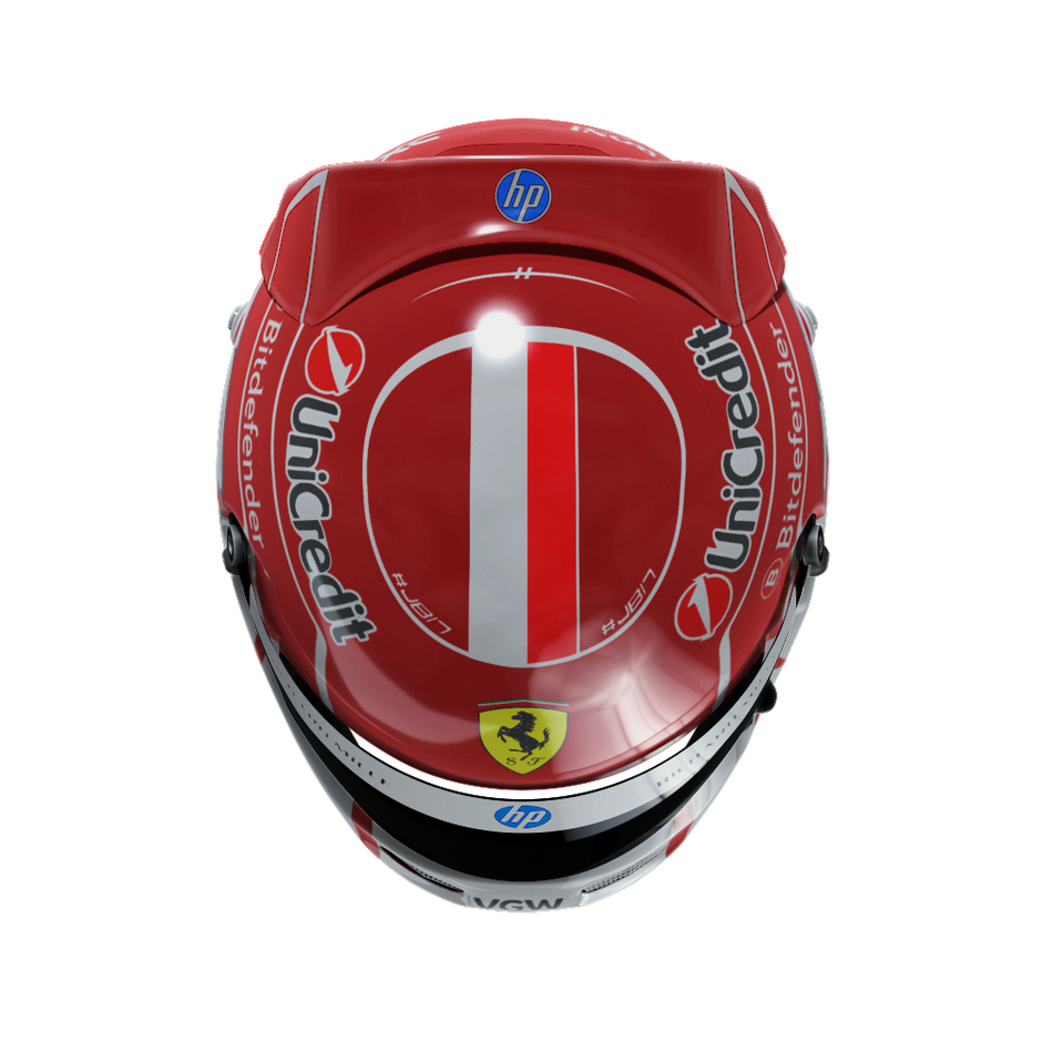 2025 Charles Leclerc Full Size Edition Ferrari F1 Replica Helmet